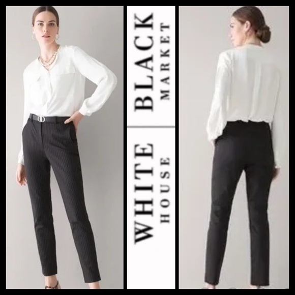 NWOT WHBM Stretch Slim Ankle Pants - Picture 1 of 8